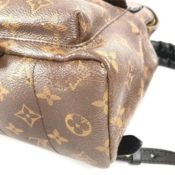LOUIS VUITTON M41560 Monogram Palm Springs PM Mini Backpack Brown/Black - Picture 3 of 15